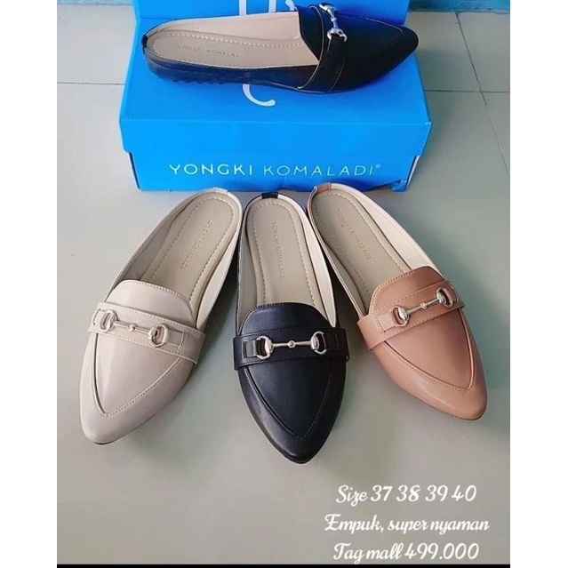 Sandal wanita slop brands yongki komaladi/sandal cewek slop brands yongki komaladi original