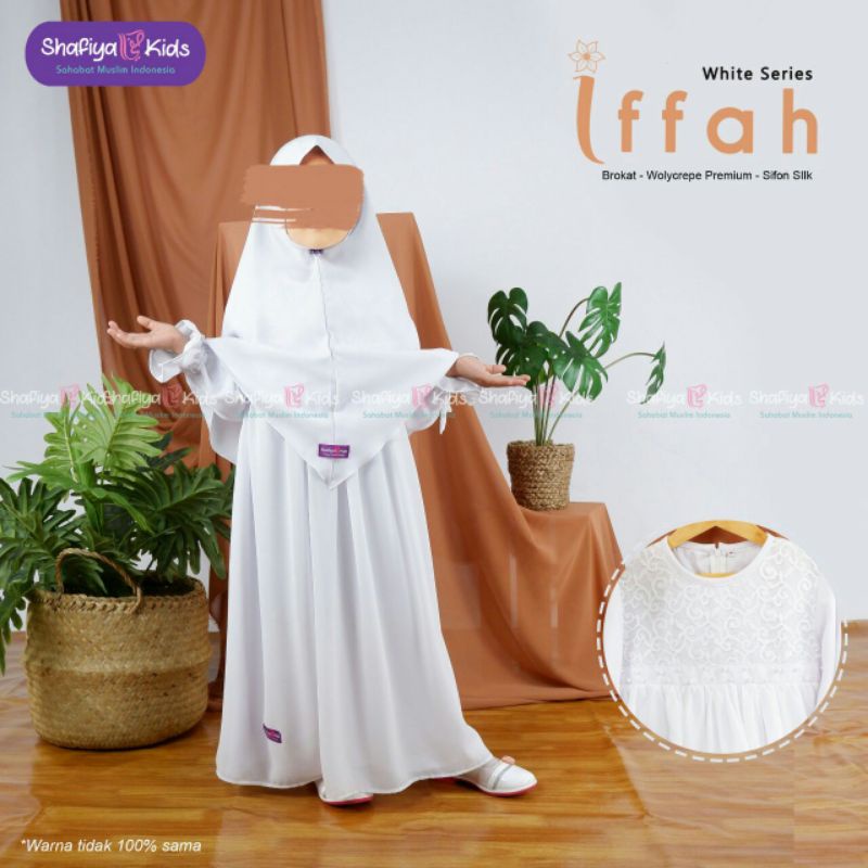 SK Gamis Iffah Gamis Putih Iffah by Shafiya kids