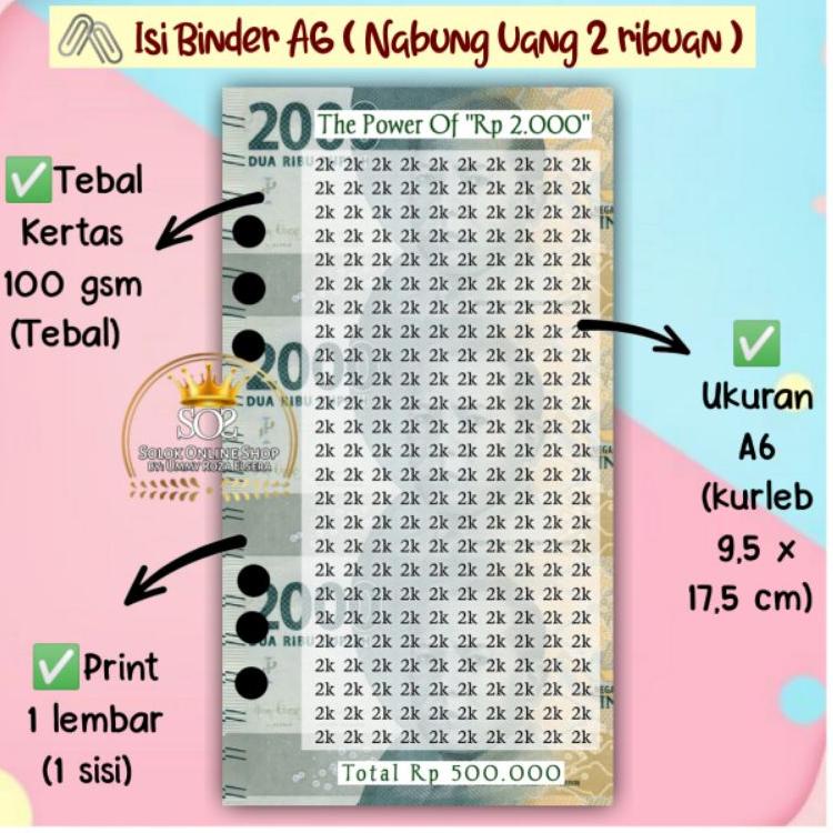 

Baru T9BRD The Power Of 2000 | Kertas Binder A6 84 Ready Stock