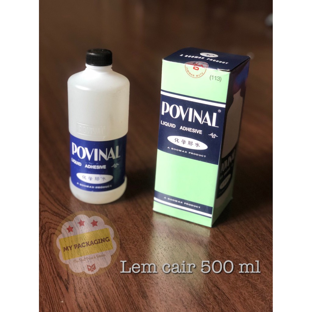 LEM POVINAL CAIR 500 ML -  LEM KERTAS