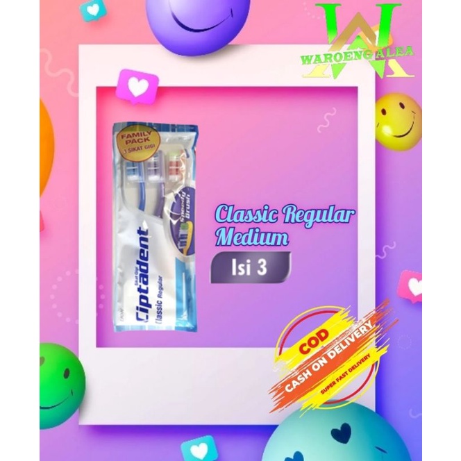 Sikat Gigi Ciptadent Medium isi 3