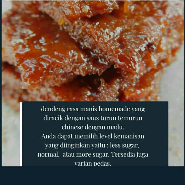 

Dendeng Pedas Manis madu