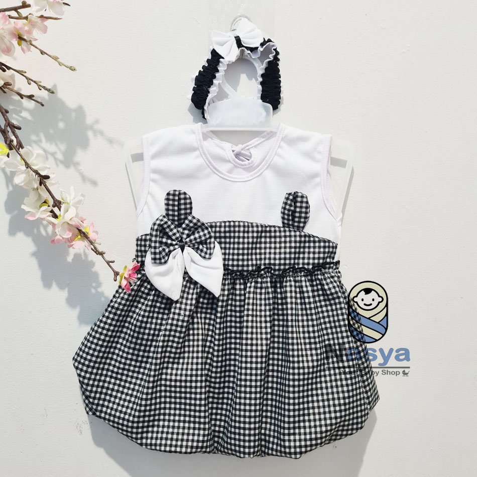 [ PROMO 7.7 ] [P-044]  Baju Bayi 0-6 bulan / Dress Bayi Perempuan