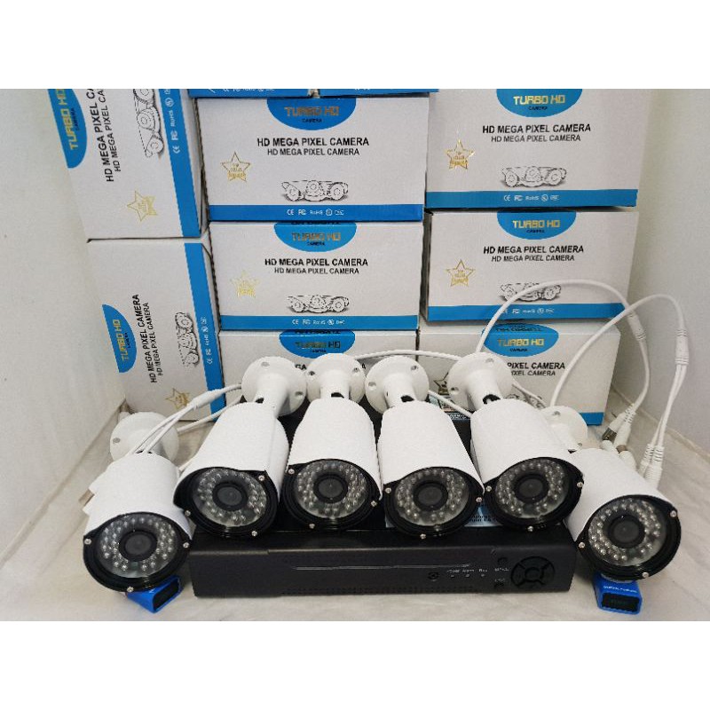 PAKET CCTV 8 CHANNEL 5MP 1080P HARDISK 1TB 100M KABEL LENKAP TGGL PASANG PROMO MURAH BAGUS