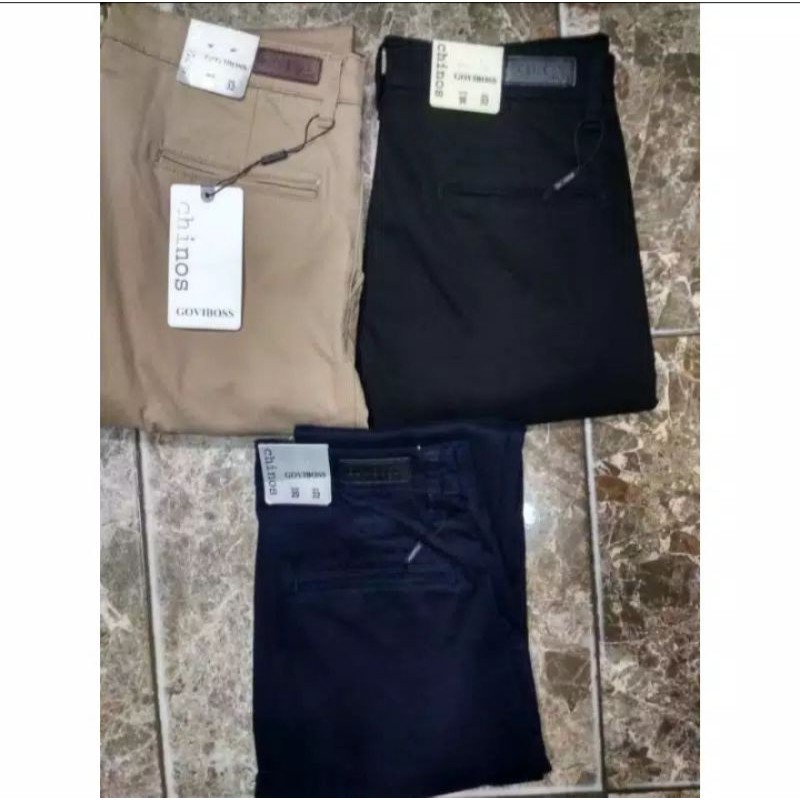 celana chinos panjang goviboss import original
