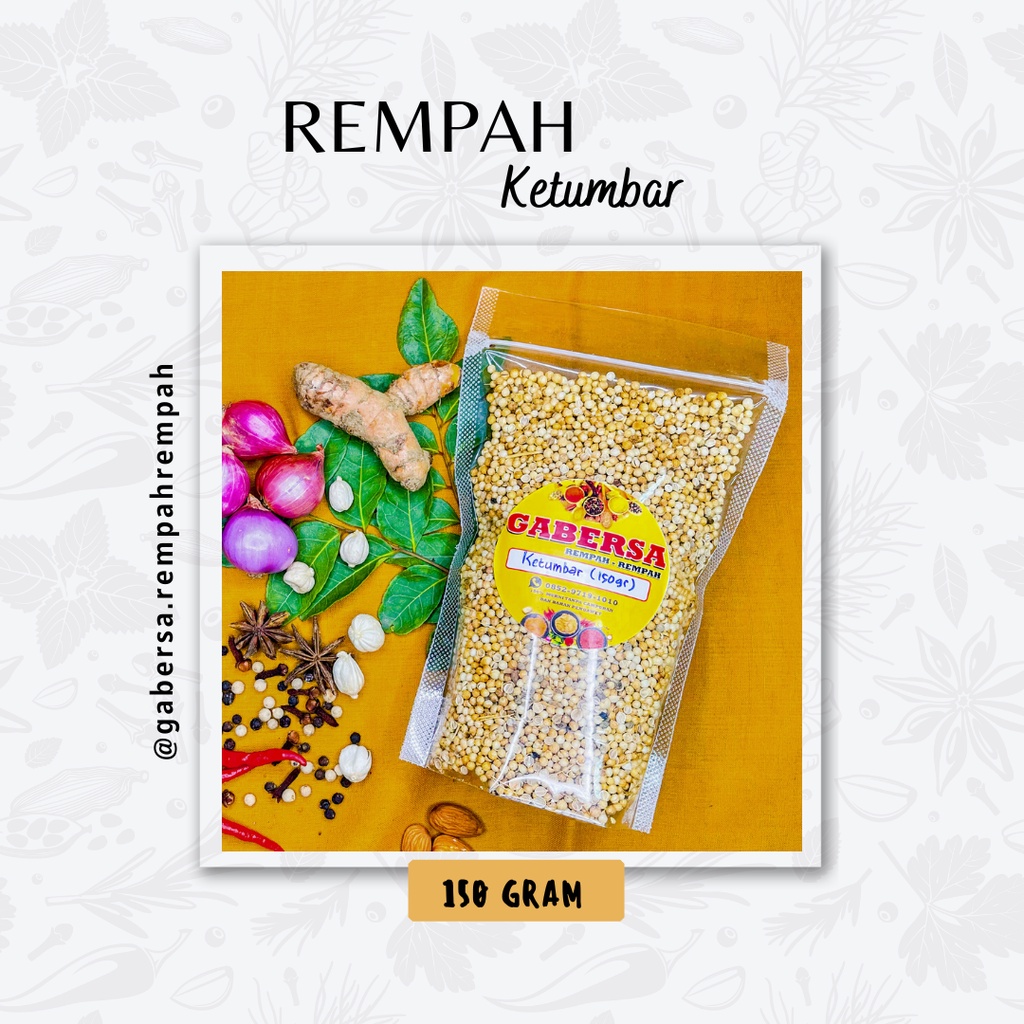 

Ketumbar Murah isi 150gram (Gabersa)