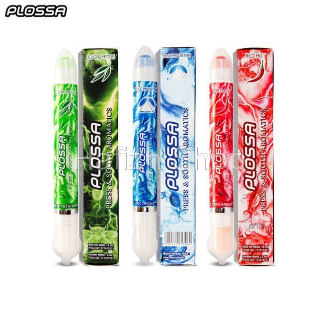 Plossa Minyak Angin Aromatherapy 4 in1 Flossa Minyak Angin Roll On 8 ml