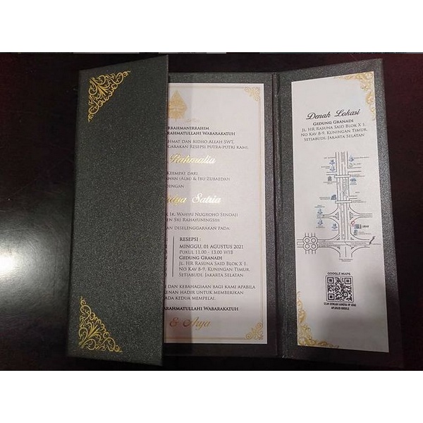 Undangan Triple Board Hard Cover