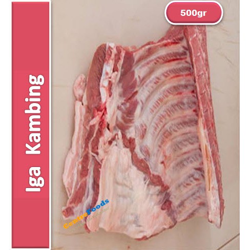 

Iga Kambing Fresh | Java [ Berat 0.5Kg / 500gr ]