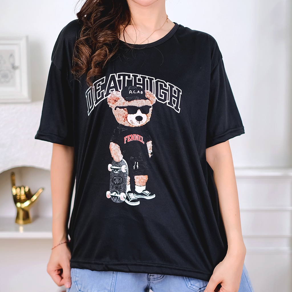 AFI - EC - Kaos Oversize Wanita Deathigh (LD 106, P 65)