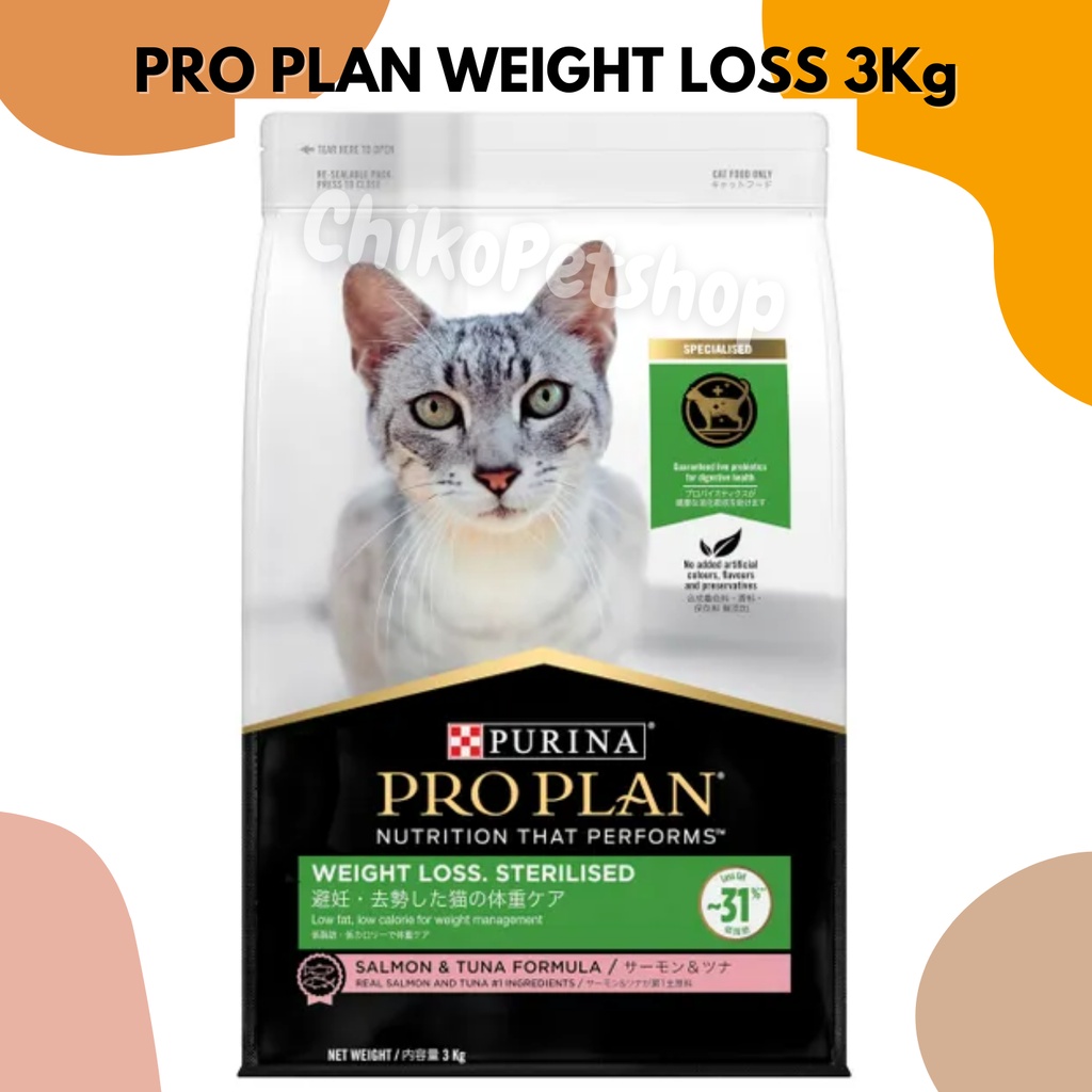 PRO PLAN WEIGHT LOSS STERILISED 3 Kg FRESPACK