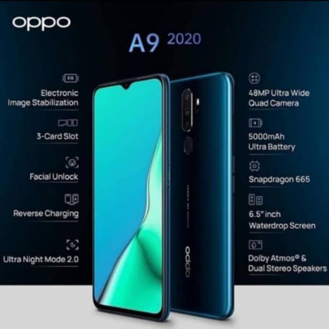 OPPO A9 2020 RAM 8 GB / 128 GB