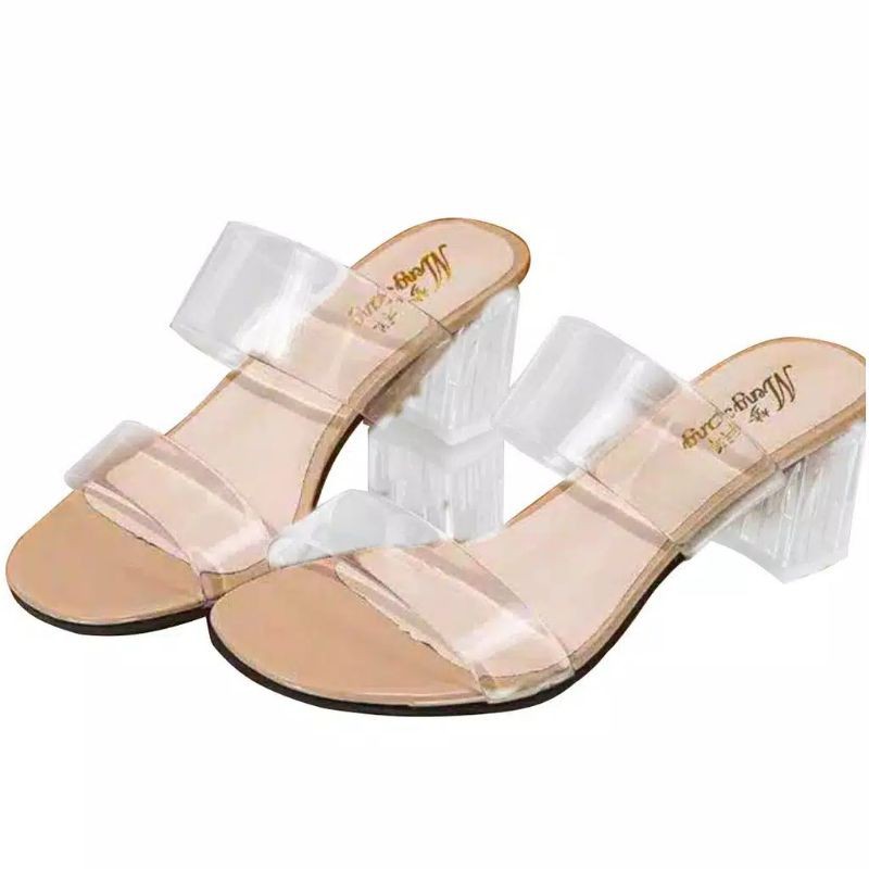 HEELS HAK KACA JELLY 5CM