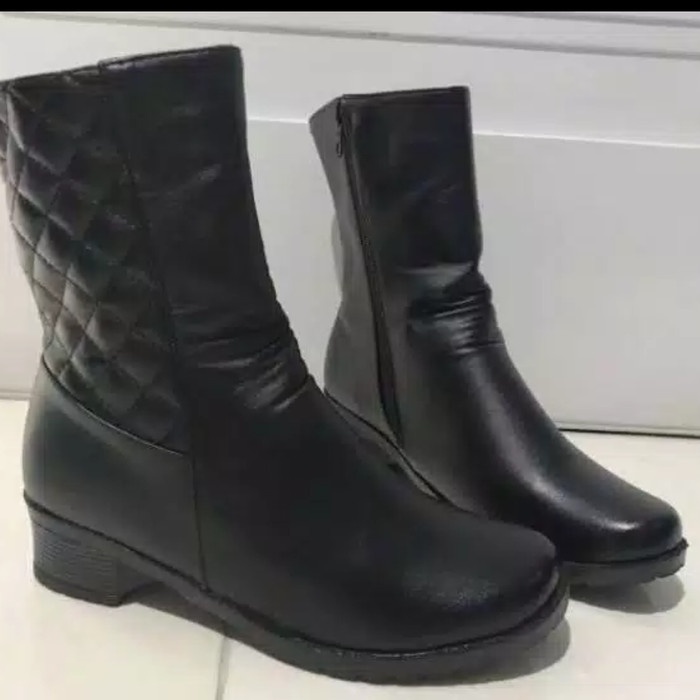  Sepatu  Boots wanita  Panjang  Kulit Winter Waterproof Musim 