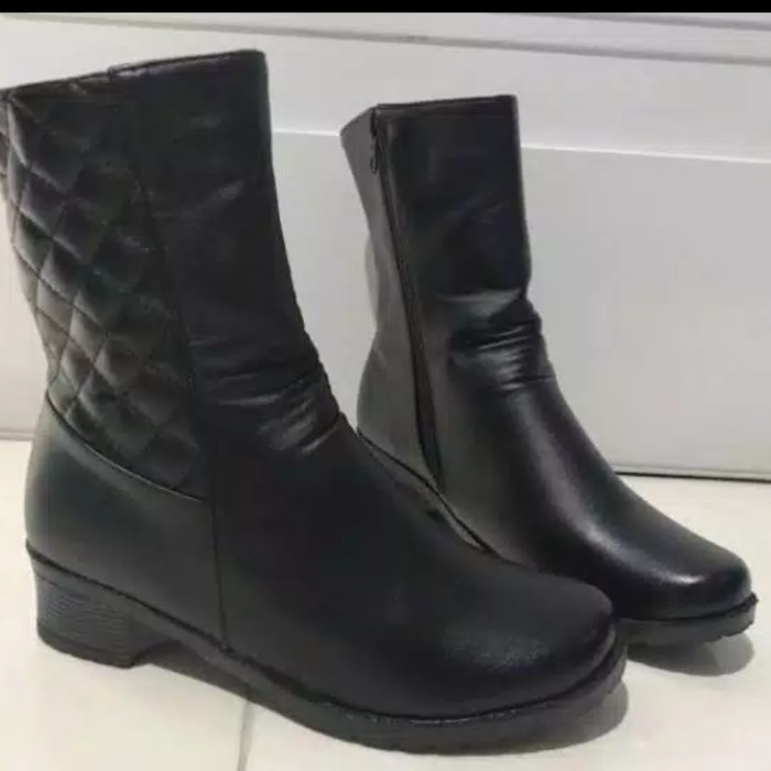 Sepatu Boots wanita Panjang Kulit Winter Waterproof Musim Sepatu Boots wanita Panjang Kulit Winter Waterproof Musim