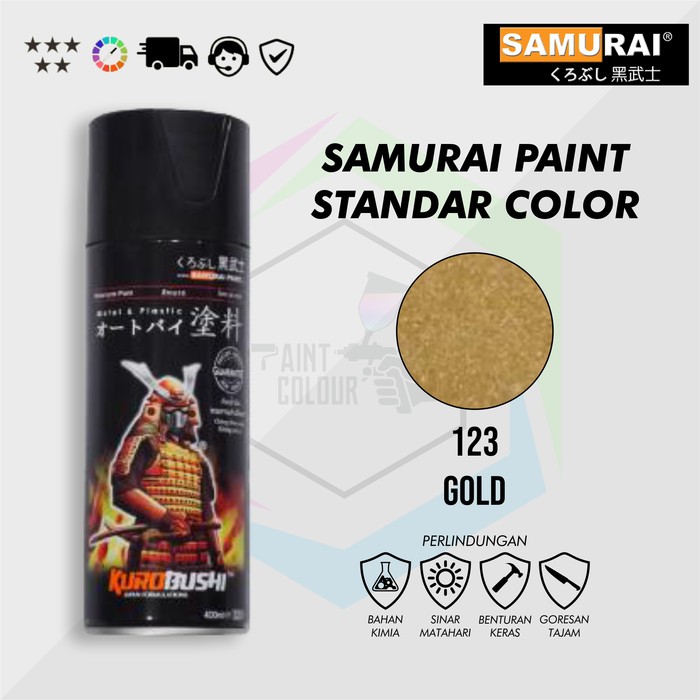 Samurai Paint 123 Gold Cat Semprot-Pylox-Motor-Gundam