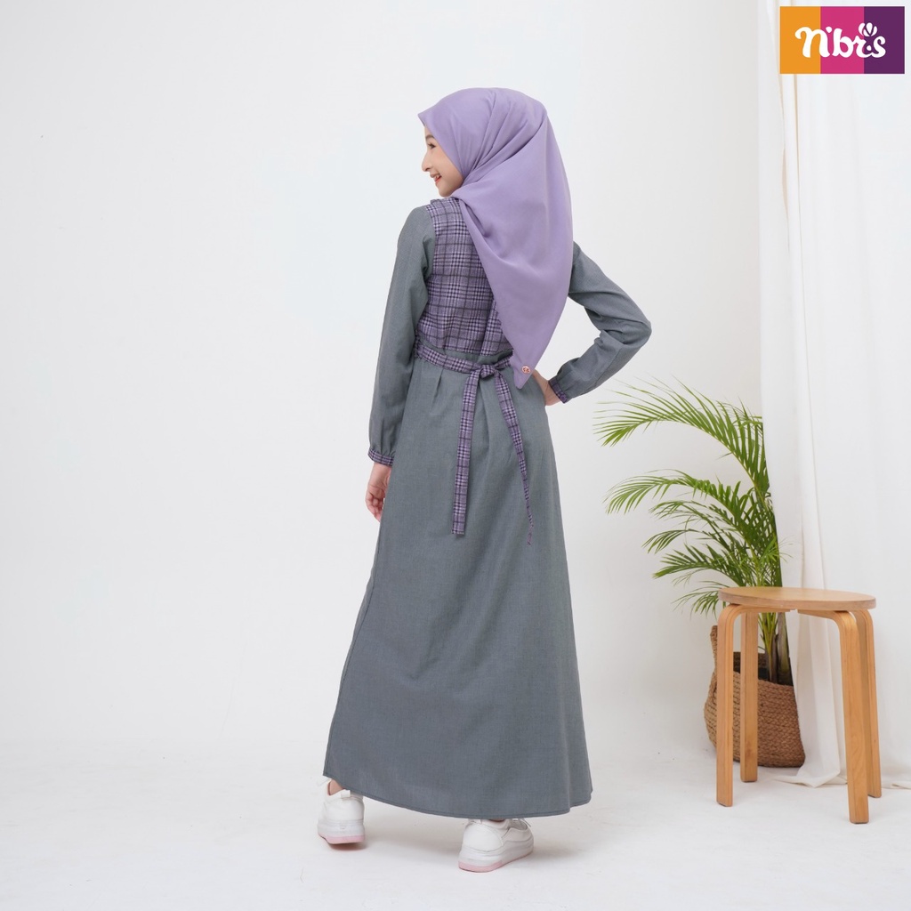 Gamis Nibras NT 75 / Fashion Muslim Nibras Gamis Remaja Terbaru 2022