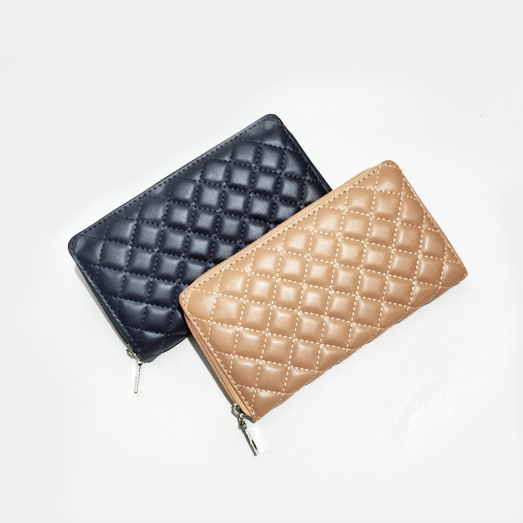 dompet panjang wanita kulit sintetis dompet korea tempat kartu dan uang muat tempat HP dompet wanita murah remaja trendy