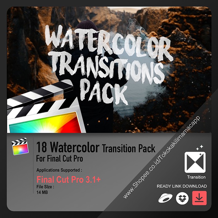 

18 Watercolor Transition for FCPX