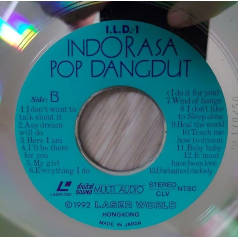 Kaset Laser disc Indonesia Barat Pop Dangdut