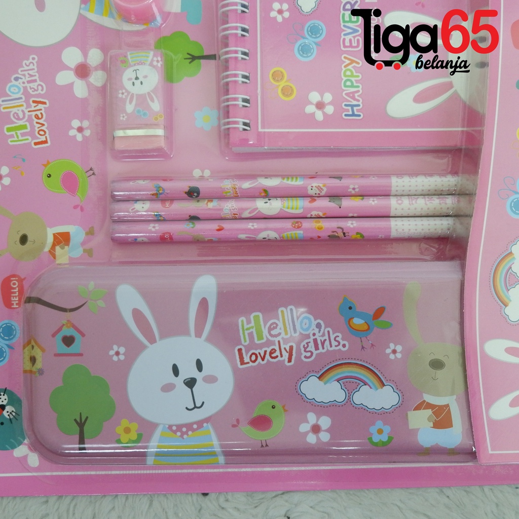 365 STATIONERY SET #41182 Buku &amp; Alat Tulis Anak / Karakter Fancy Gambar Lucu