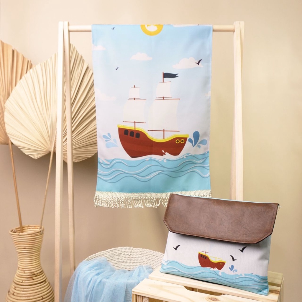 Sajadah Sakha Anak READY STOCK - Pirate Ship