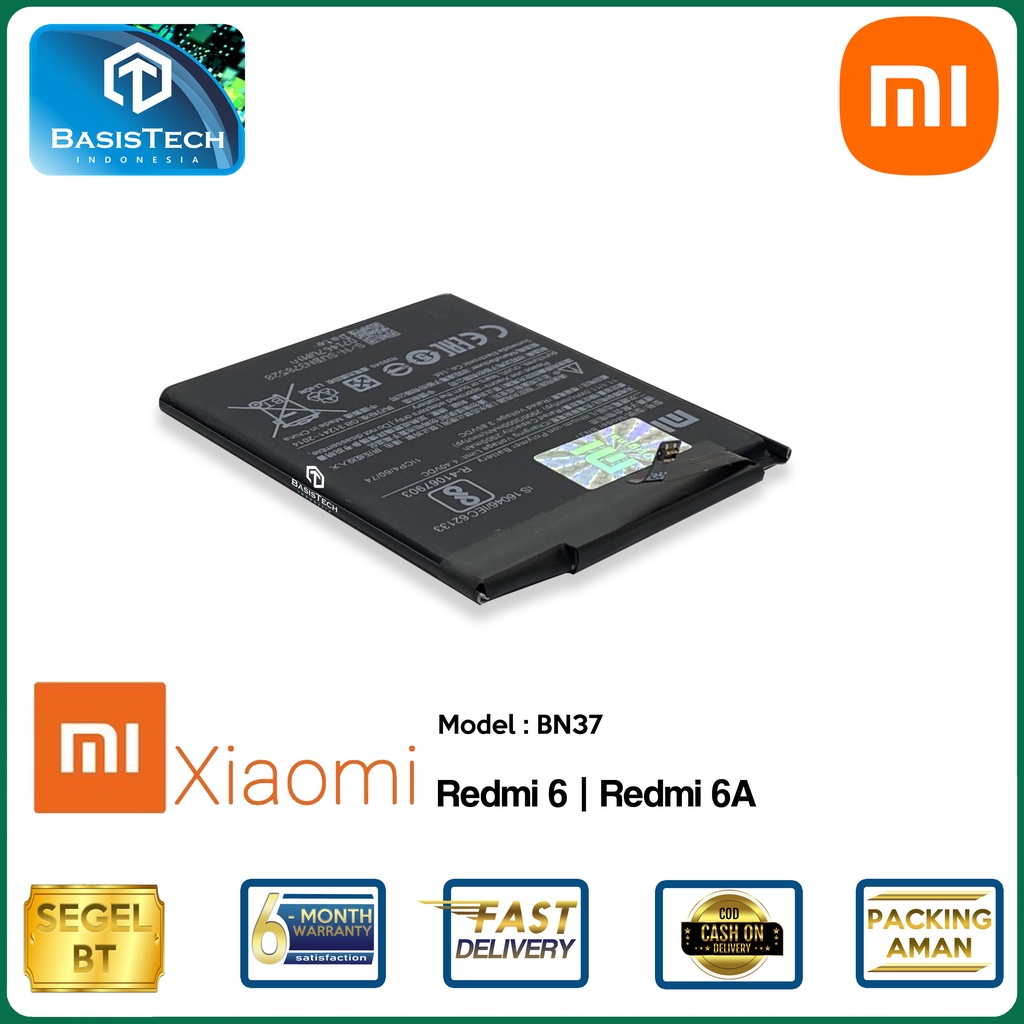 BATERAI XIAOMI REDMI 6 - XIAOMI REDMI 6A - BN37 - ORI99 BEST QUALITY