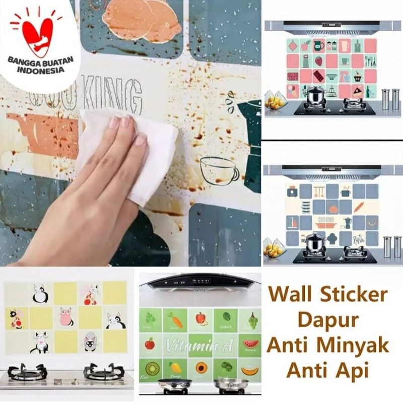 Wallsticker Dapur Anti Minyak