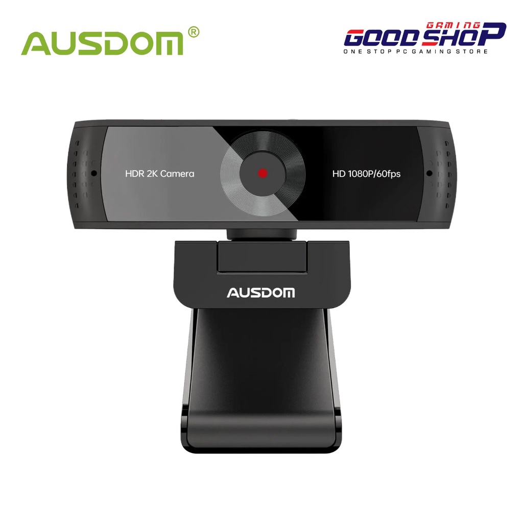 AUSDOM Webcam 2K 30FPS 1080P 60FPS Autofocus with Tripod - AW651