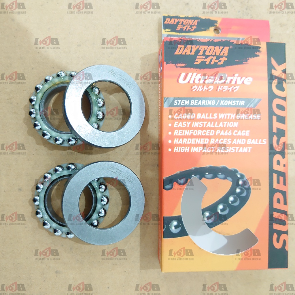 Daytona Komstir CBR 150R Megapro New CB150R Sonic 4920 Superstock Bearing Set Honda Atas Bawah