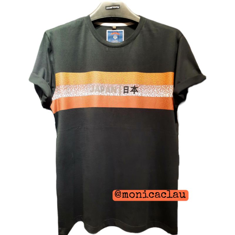 Kaos Pria Poshboy Original Ibis/Theodore Tshirt full print katun hitam