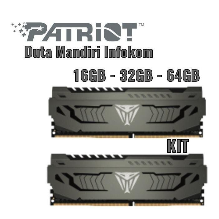 Patriot Viper Steel DDR4 64GB (2x32GB) 3600Mhz -Longdimm PVS464G360C8K