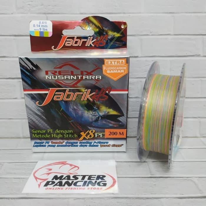 Senar Pe Relix Nusantara Jabrik HS Pe 0.6 - 200m