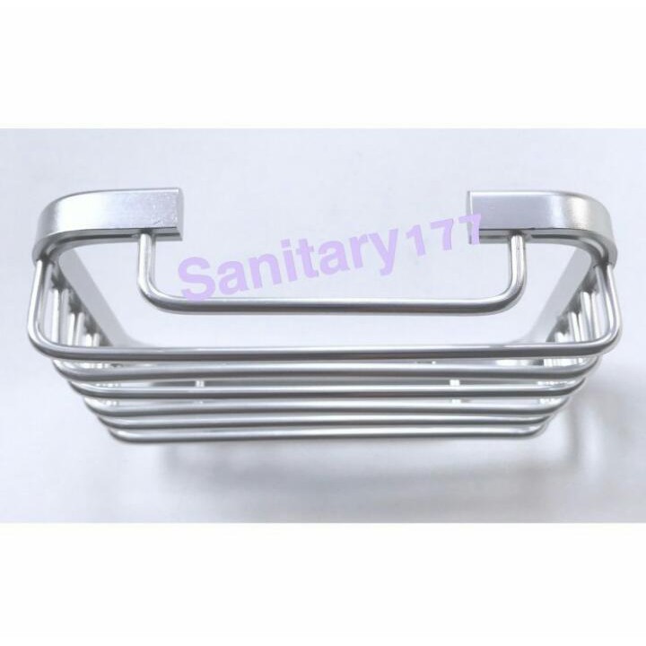 Rak sabun batang KAWAT aluminium - tempat sabun kawat Dispenser soap rack kamar mandi anti karat X44