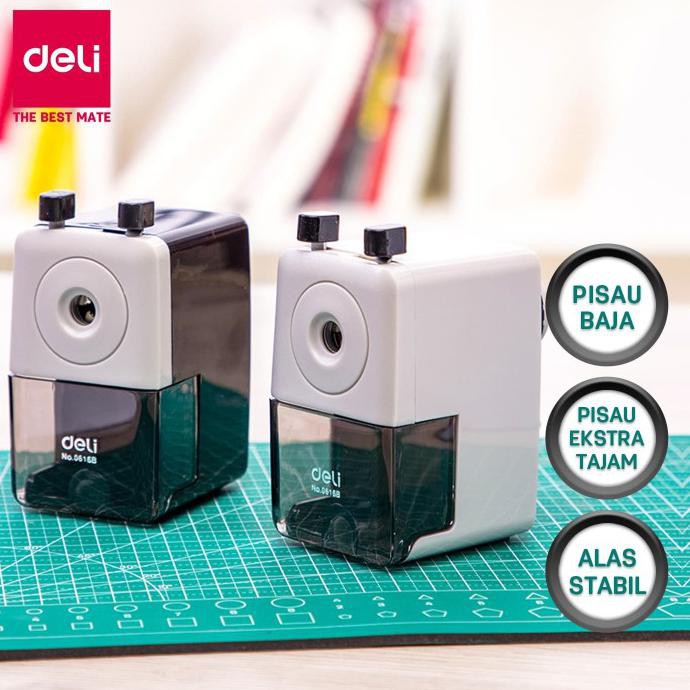 

BISA COD Deli E0616B Rautan Meja-Rotary Pencil Sharpener HEMAT Kode 896