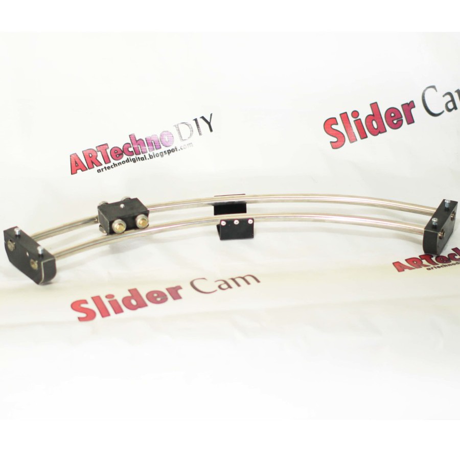 120cm Slider Cam ARC Curved Lengkung Slider Kamera Camera Slider Video DSLR Mirrorless ARTechno DIY