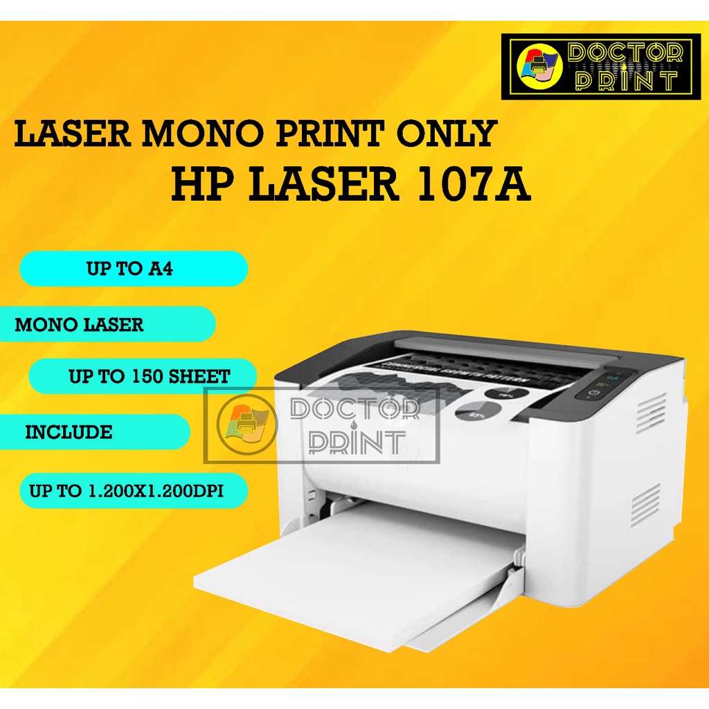 Jual Printer HP Laserjet Pro 107A M107A 4ZB77A Monochrome Laserjet 107A