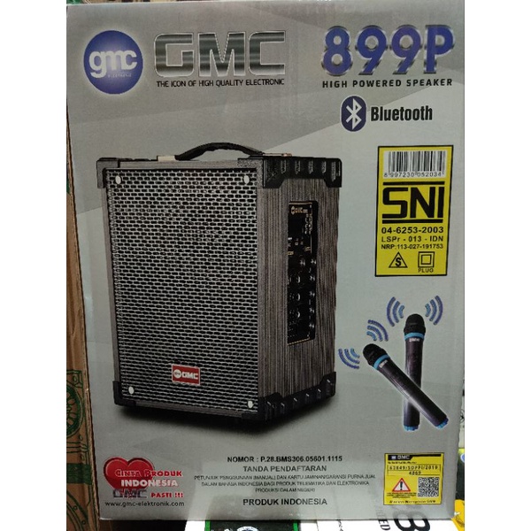 speaker aktif portable bluetooth GMC 899P
