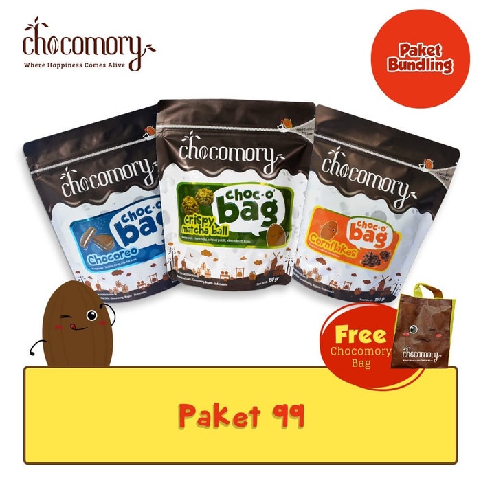 

COKELAT- BUNDLE PAKET 99 (CRISPY MATCHA BALL + CHOCOREO + CORNFLAKES) -COKELAT.