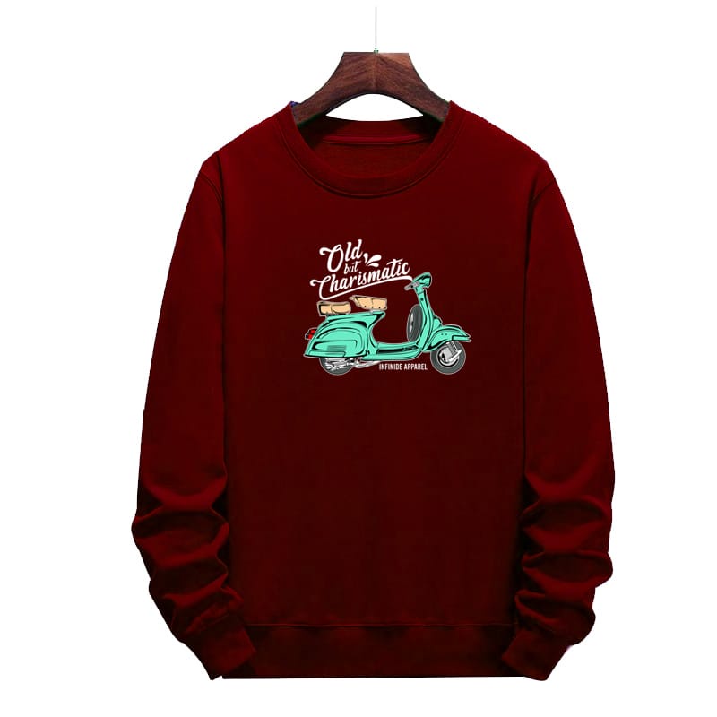 SWEATER PRIA OLD BUT CHARISMATIC - CREWNECK TEBAL TERLARIS