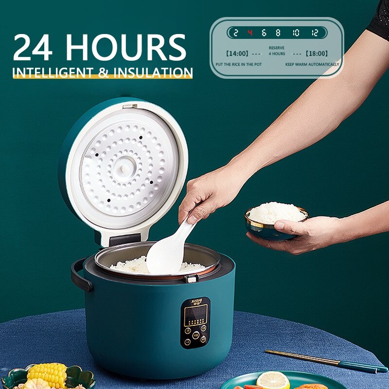Tempat Masak Nasi Otomatis Rice Cooker Mini Multi-Function 1.2L JSD888