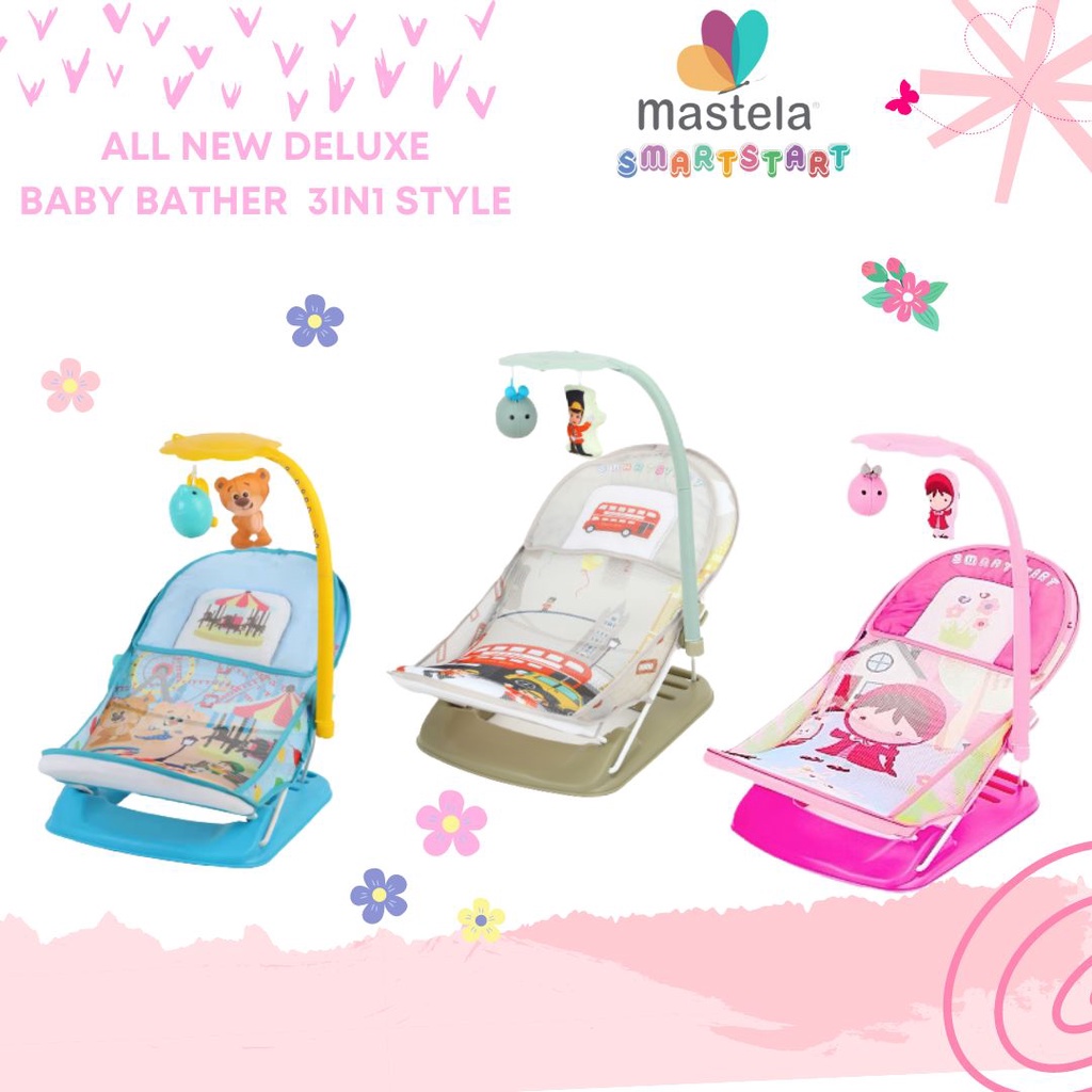 Bebe Smart Pliko Mastela Space Baby Snuggle Bather Tempat Mandi Bayi Bak Mandi Bayi Baby Bathub Bayi
