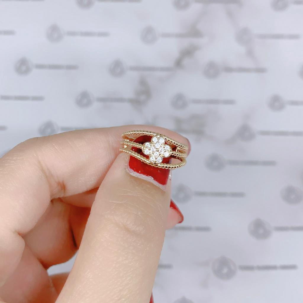 Cincin Anak Perempuan Xuping Gold Permata Kotak *01