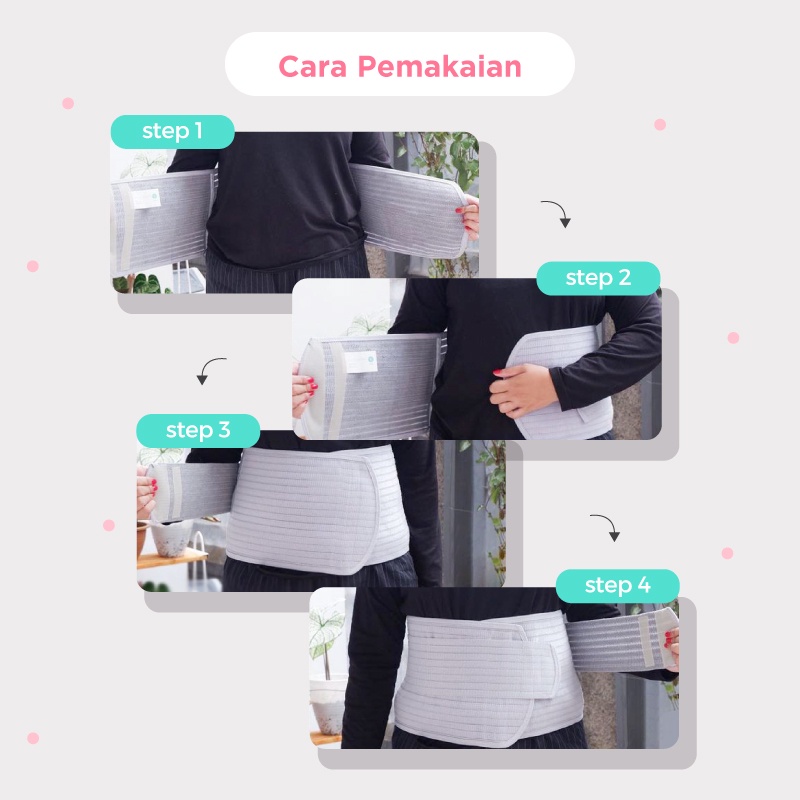 MOOIMOM Bamboo Postpartum Belly Band - Korset Melahirkan Normal &amp; Caesar