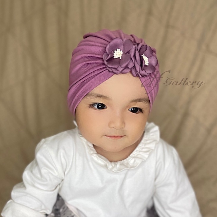 TURBAN SOFIA turban anak turban bayi turban bunga turban lucu turban balita