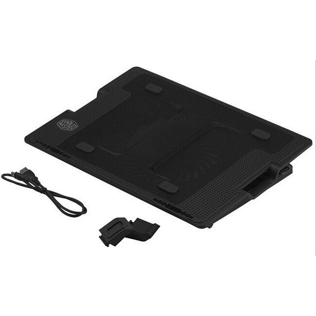 NAJU Notebook Cooler Pad Laptop Ultra Thin Radiator Cooling Base - NB339 - Black