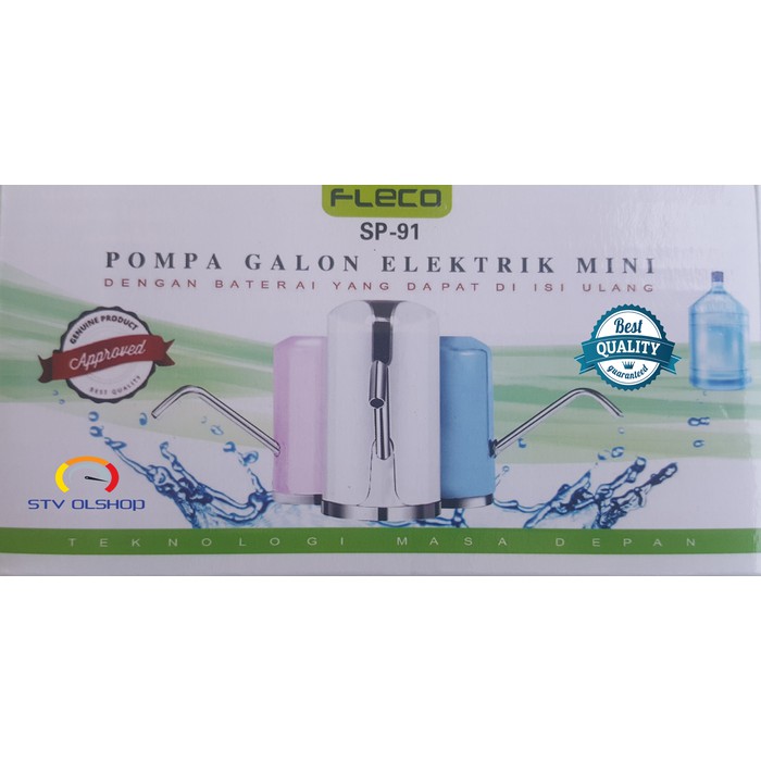 USB Charge Pompa Galon Elektrik FLECO/ Pompa Galon Sistem CAS SP-91