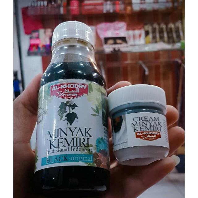 MINYAK KEMIRI 2 IN 1 Penumbuh rambut kebotakan rontok parah rambut uban rambut tipis ketombe rambut 