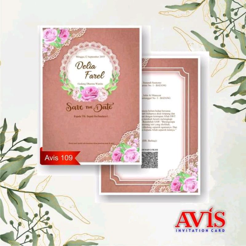 undangan nikah avis 109