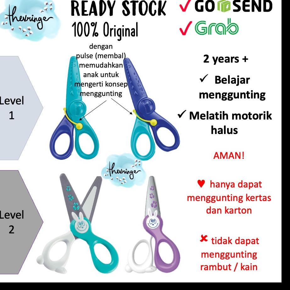

Terbatas Maped Safety Scissors Belajar Gunting Anak 2 Tahun Kidi Cut Kidi Pulse Vivo 3D Menggunting MH49 (Terbatas)